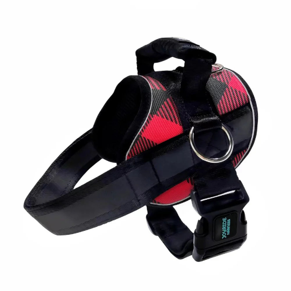 Red Plaid Joyride Premium Advanced Dog Harness 2.0